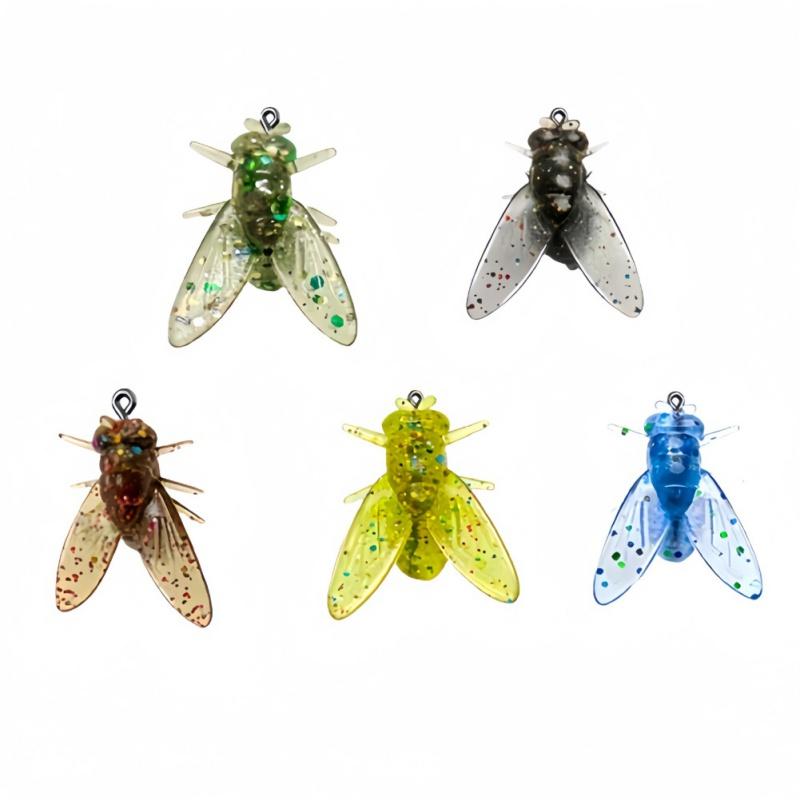 Имитация мушки приманка наживка для рыбалки мягкая приманка с крючками