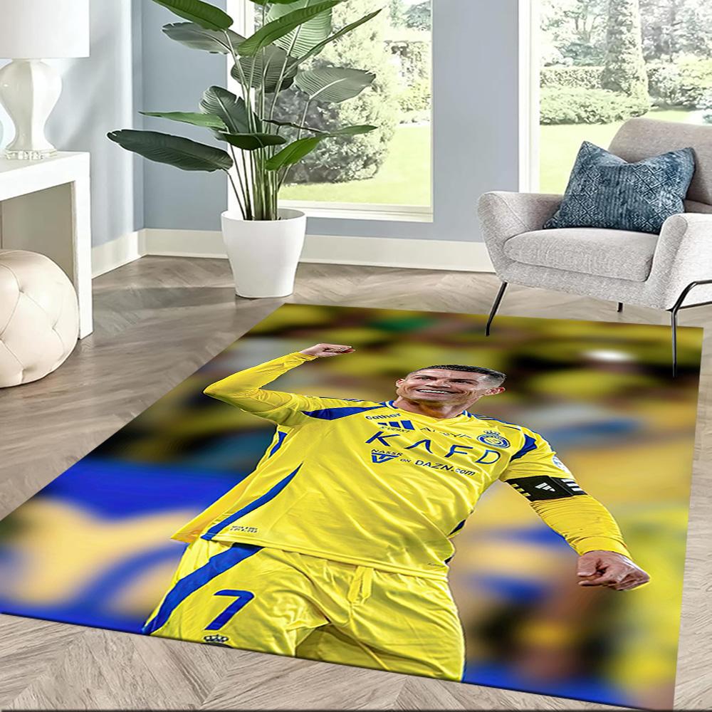 Cristiano Ronaldo Area Rug Perfect For Bedrooms Playrooms Foyer Kitchen Antislip Rug Anime Office Decor Birthdaychristmas Gift