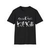 Hand Drawn Rock'N'Roll Band Unisex Softstyle T-Shirt, Music Fan Tee