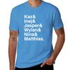Kaz & Inej & Jesper & Wylan Nina Matthias. (Six of Crows Inverse) T-Shirt blanks sports fans mens clothing