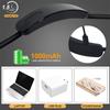 1PC LED Reading Neck Light Usb Rechargeable Book Lamp 360° Flexible Arm Reading Book Light Read Neck Lamp Study Reading Night Light