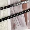Thin Women's Rivet Belt Extra Long Dress Jeans Belt Vintage Leather Waist Belt  Spicy Girls