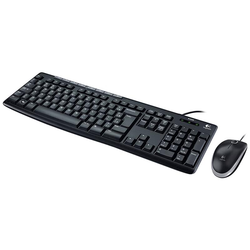 Logitech MK200 Проводной мультимедийный комплект: клавиатура и мышь