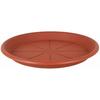 Saucer - DEM - Brown - 24 X 24 X 3.2 Cm - Pack of 6 Units - Plastic