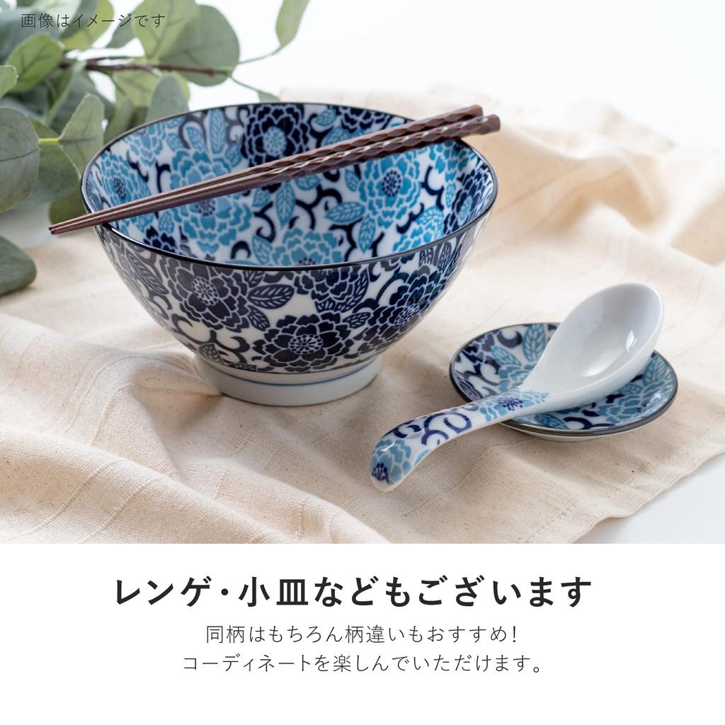 Керамическая чаша Minoru, темно-синяя, большая хризантема, перевернутая форма, 60 мисок 4965583743415