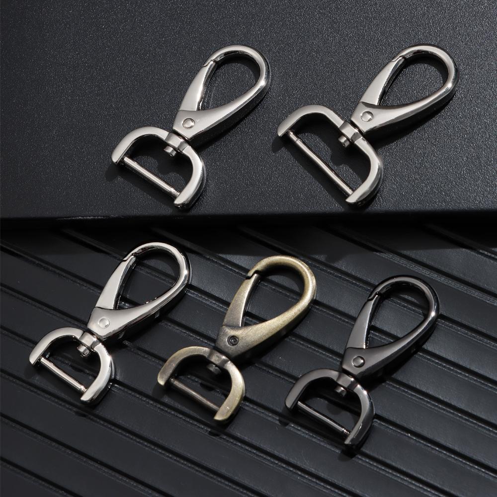 Keychain Webbing Buckle Leather Strap Buckles Trigger Clips Detachable Snap Hook Pet Leash Hooks