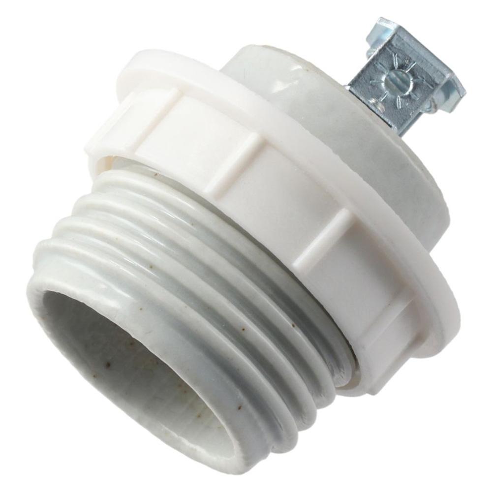 3 Pack E27 Porcelain Threaded Ceramic Shade Ring Shade Ring Medium Base  Light