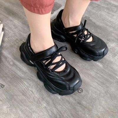 Модные женские спортивные туфли на толстой подошве с мелкой толстой подошвой на плоской подошве, женские повседневные туфли для отдыха на открытом воздухе, универсальные женские туфли