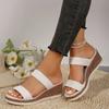 New Slides Women Knit Comfortable Lightweight Wedge Sandals Summer Fashion Platform Casual Ladies Slippers Shoes