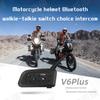 V6PLUS Full Duplex Motorcycle Bluetooth Intercom Helmet System