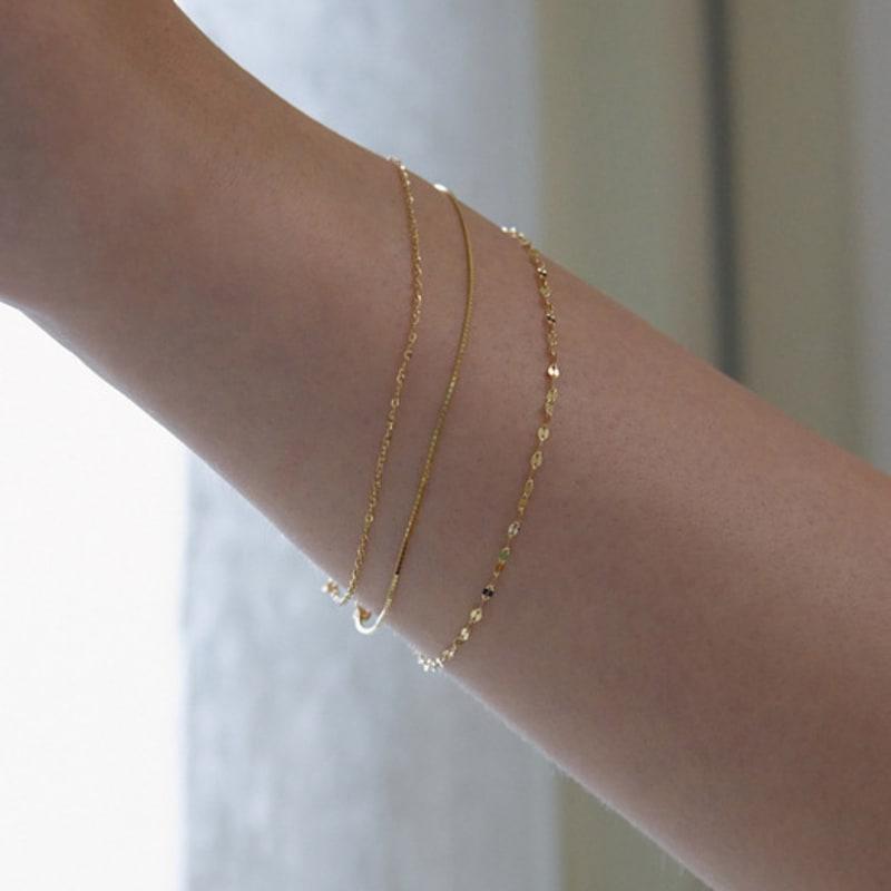 MIAF 14K Lucent Chain Bracelet