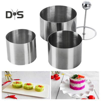 Форма для формирования здорового салата, устойчивая к коррозии, привлекательная форма для холодного блюда из нержавеющей стали