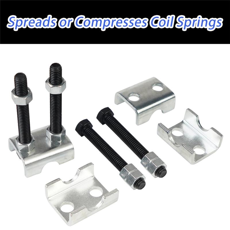 For Car Truck Compatible 2-Way Adjustable Spring Spacer For Mini Coil Spring Compression Or Spreading Strut Shock Absorber 2Pc
