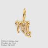 eManco Stainless Steel Star Zodiac Sign 12 Constellation Pendant Accessories for Necklace Women Man Jewelry Gifts