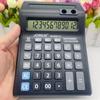 Large Screen Display 12 Digits Calculator Desktop Financial Accounter Calculator  Student Use