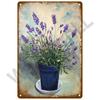 Vintage Flowers For Garden Decorations Retro Metal Sign Home Wall Art Mural Tin Sign Room Decor Plaque Plate Gift Farm Painting