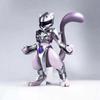11cm Pokemon Mewtwo In Steel Armor Anime Action Figure Model Gk Statue Collection Desktop Decoration Ornament Cute Toys Boy Gift