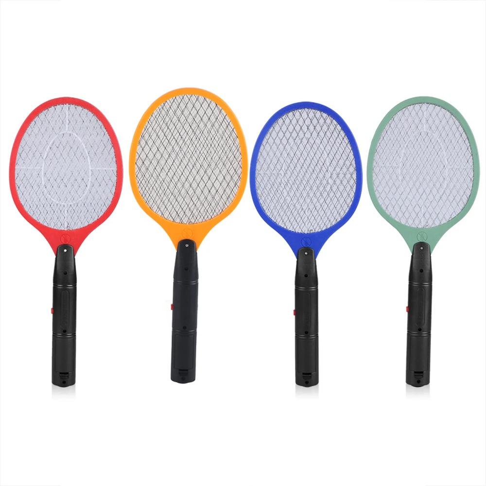 Handheld Electric Mosquito Swatter Battery Powered Insect Bug Zapper Portable Fly Swatter  Night
