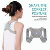 Интеллектуальный корректор осанки, пояс с напоминанием о вибрации, зарядка через USB, плечевой ортез, задний ремень, подходит для детей, подростков и взрослых