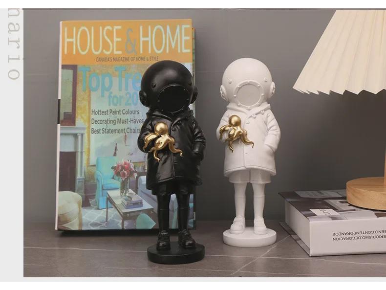 Banksy Deep Diver Sculpture for Home Decor