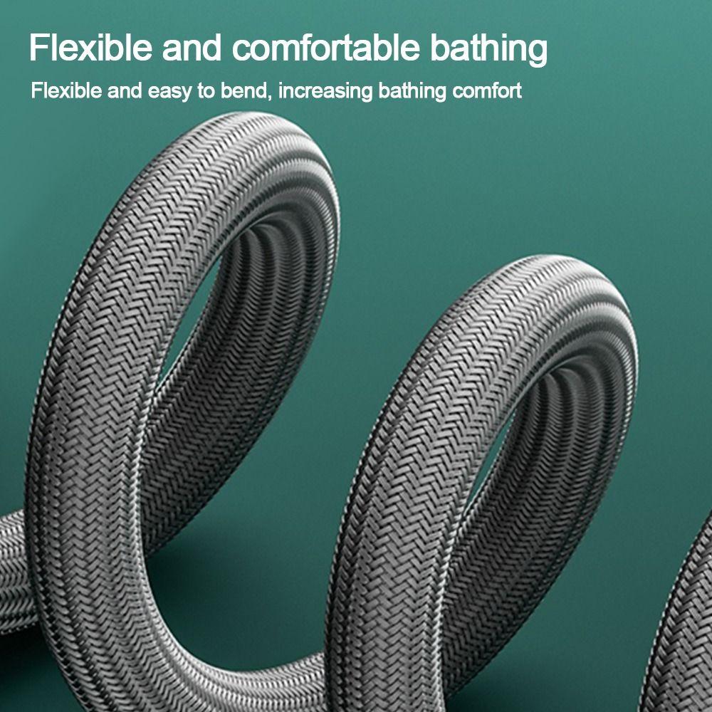 1.5/2 Meter Universal Interface Handheld Shower Hose Bath Shower Nylon Pipe  Bathroom Accessories