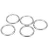 5 шт. Сварное О-кольцо из нержавеющей стали морского класса круглое кольцо для парусного спорта дайвинга багажа 4x30 мм