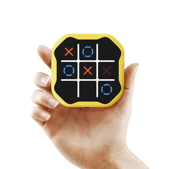 Детская электрическая игровая консоль, игрушка 3-в-1 XO, розетка-головоломка, шахматная игра на память, портативный образовательный портативный игровой автомат для малышей, подарок для мальчиков и девочек