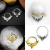 Skull Moth Nose Stud Rings Plated Sturdy Alloy Comfortable Wear Punk Gothic Styles Jewelry for Fashion Enthusiasts