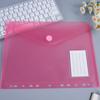 Colorful A4 File Folder Transparent Folder Envelope Bag Durable Document Holder  Ring Binder