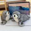 Fluffy Sea World Animal Stuffed Dolls Soft Seal Stuffed Animal  Birthday Parties