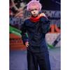 Anime Tokyo Itadori Yuji Cosplay Costume with Hooded Pants For Halloween Outfit School Carnival Uniform