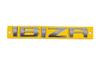Надпись Ibiza (125 мм на 18мм) для Seat Ibiza 2017- гг