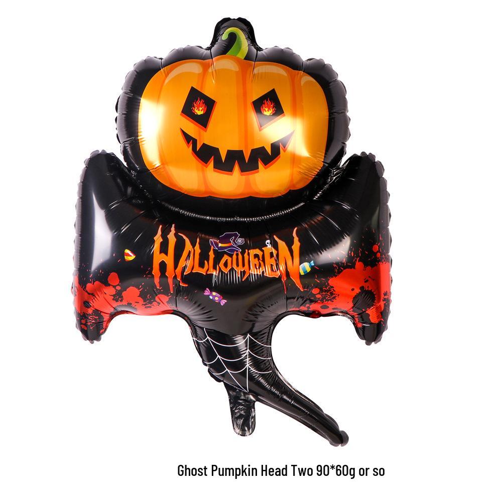 Aluminum Foil Balloons: Halloween Decorations with Ghosts, Skeletons, Pumpkins, and Bats