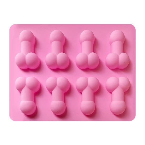 Non-stick Cake Mold Flexible Food Grade Unique Sexy Penis Ice Cube Mold Household Supplies MIT