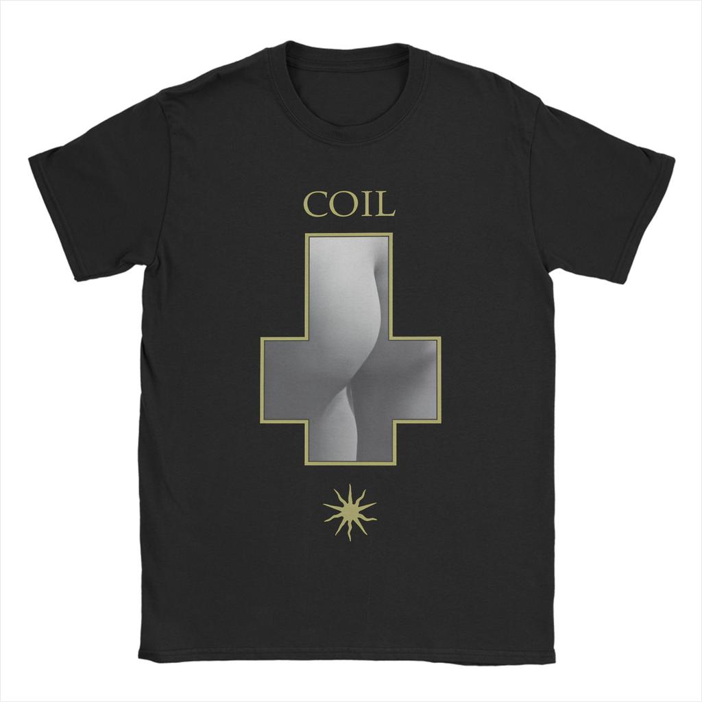 Coil Scatology Album TShirt Summer Vintage TShirts Pure Cotton Fashion Tee Shirt For Unisex Casual Tees