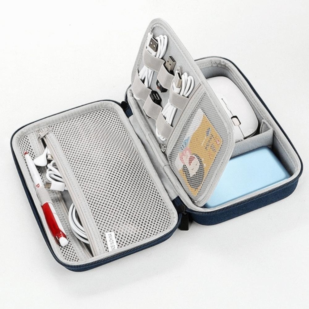 Shockproof Travel Electronics Organizer Large Capacity Portable Storage Bag Cable