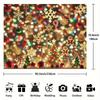 2D Colorful Christmas Bokeh Photography Background