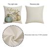 Fall Decor Pillow Cover Soft Wear Resistant Non-Fading Square Thanksgiving Pumpkin Farmhouse Pillowcase Cushion Cover