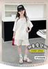 Girls' Sports Suit Summer Thin Short-Sleeved T-Shirt