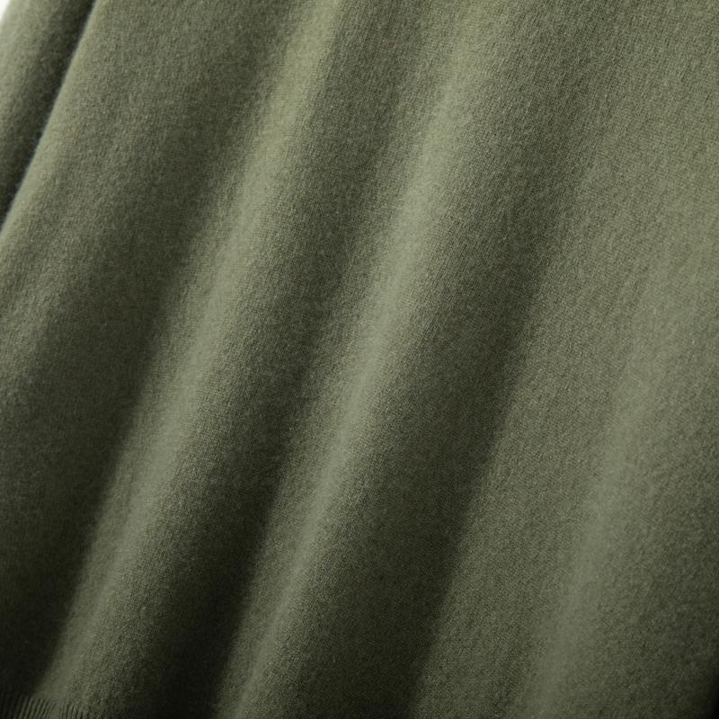 Men's Round Neck Sweater Qinghe Cashmere 100% Cashmere Men's Autumn and Winter Cashmere Soft and Warm