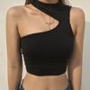 Summer Sleeveless Sexy Women Girls Summer Vest Crop Top Shirt Blouse Casual Slim Black Tanks Hot S M L
