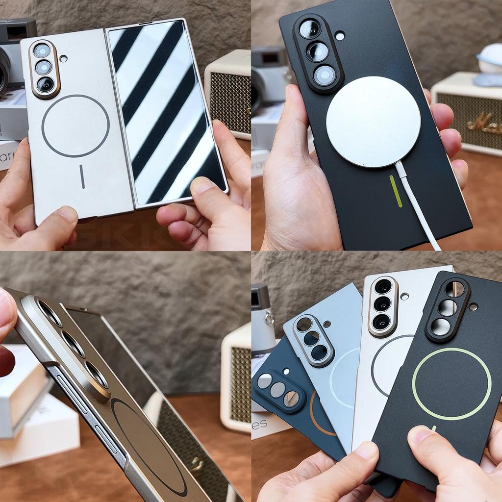 Для Magsafe Беспроводная Зарядка Чехол Для Samsung Galaxy Z Fold 8 Ultra Защитное Стекло Тонкий Чехол Для Galaxy Z Fold7 Чехол
