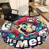 1pc Mario Adventure Office Round Area Rug,  Under Office Chairs Bedroom Living Room Home Decor a0926054