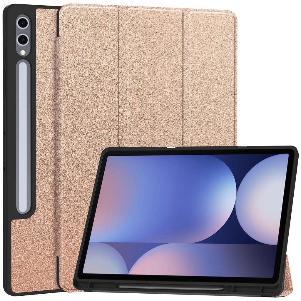 Чехол для планшета Samsung Galaxy Tab S10+ Plus / S9+ Plus 12,4'' дюйма, тонкий чехол Folio, легкий жесткий защитный чехол с многоугольной подставкой