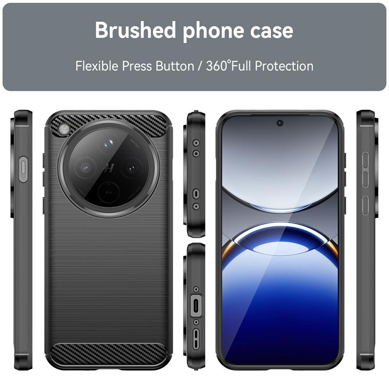 For OPPO Find X8 Case Cover OPPO Find X8 Capas Armor Silicone Bumper Back Shockproof Soft TPU Carbon Fiber Fundas OPPO Find X8