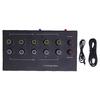 Микрофонный Инструментальный Входной Расширитель 5-канальный Микшер с Задержкой Реверберацией Уличные Динамики Зарядка