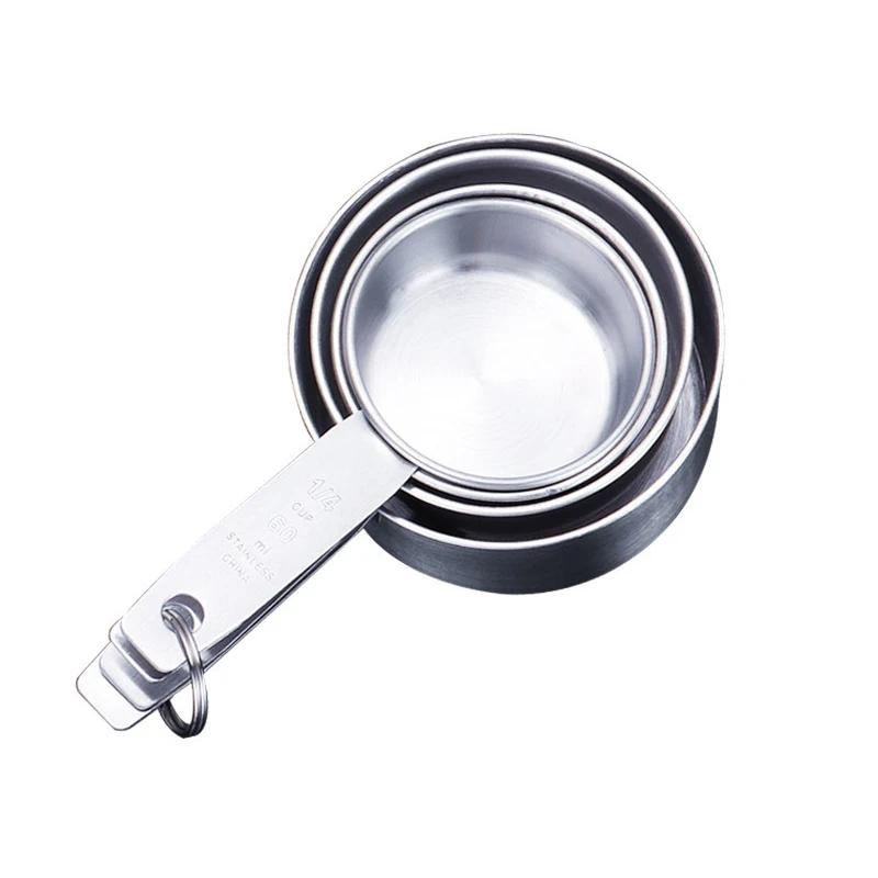 Кофейная мерная ложка, мерные стаканы, набор для штабелирования, кухонный набор мерных ложек, набор мерных стаканов из нержавеющей стали, ложки