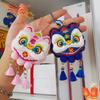 Китайский стиль Львиный танец Кисточки Подвеска Год Лошади Мультяшный Новый год Зодиак Плюшевая кукла Подвеска Красный Подарок на Китайский Новый год