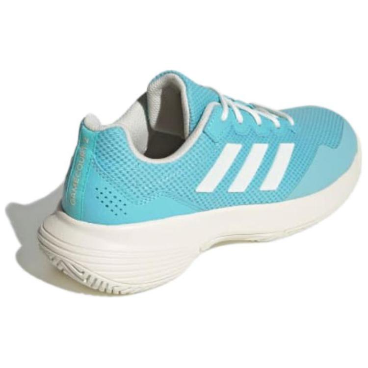adidas Амортизирующие Прочные Низкие Теннисные Кроссовки Женские Кроссовки Синие Белые ID1493