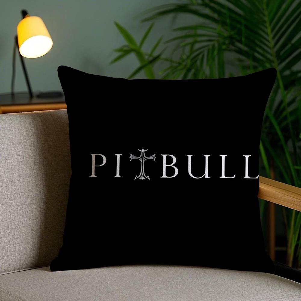 Mr Worldwide PPitbull Pillow Case Antidustmite Invisible zipper Sofa Bed